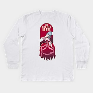 off with their heads Kids Long Sleeve T-Shirt